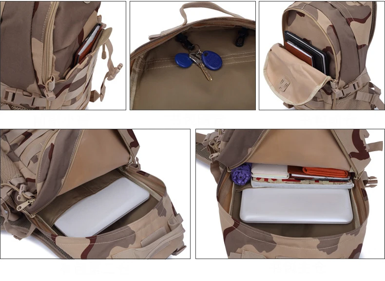 Военные камуфляжные тактические рюкзаки для спорта на открытом воздухе, кемпинга, походов, трекинга, штурмовой сумки, армейский рюкзак для