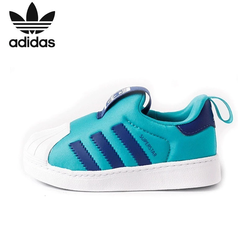 Детская легкая обувь для бега Superstar original, спортивные кроссовки# EE6264 - Цвет: B75613