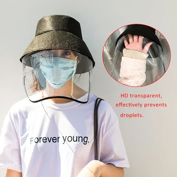 

Protective Cap Coronary Protective Hat Eye Protection Windproof Hat Multifunction Anti-saliva Men Women Isolation Face Cover Cap