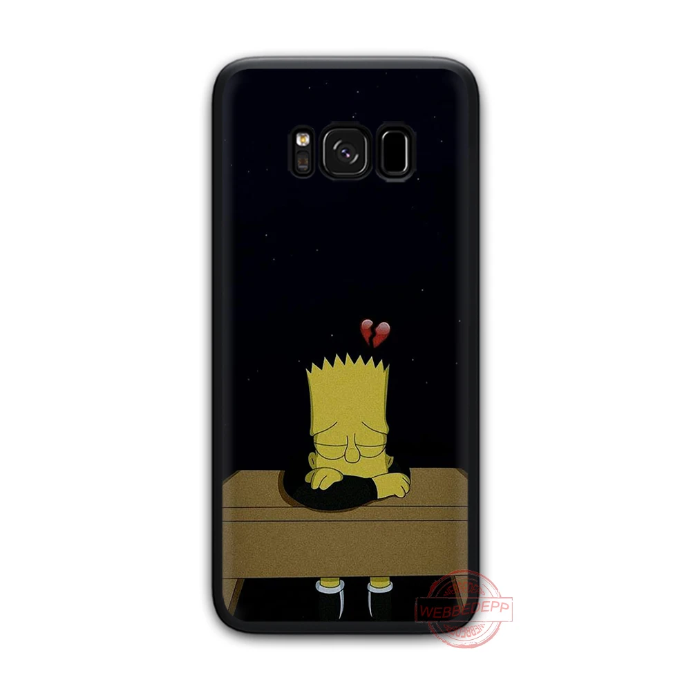 9 WEBBEDEPP Симпсон мягкий чехол для телефона для samsung S6 S7 край S8 S9 S10 плюс J4 J6 J7 J8 Note8; большие размеры 9, 10 - Цвет: 9