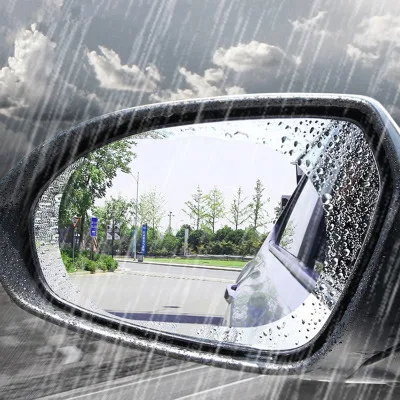 

Car rearview mirror rain and anti-fog film for opel meriva megane 4 dacia sandero stepway leon fr renault megane 4 volkswagen
