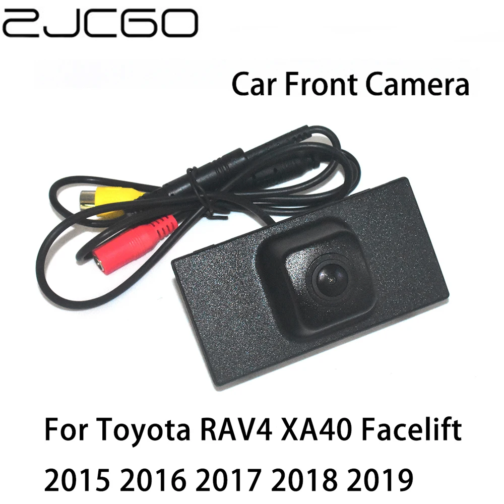 

Car Front View Parking LOGO Camera Night Vision Positive Waterproof for Toyota RAV4 XA40 Facelift 2015 2016 2017 2018 2019