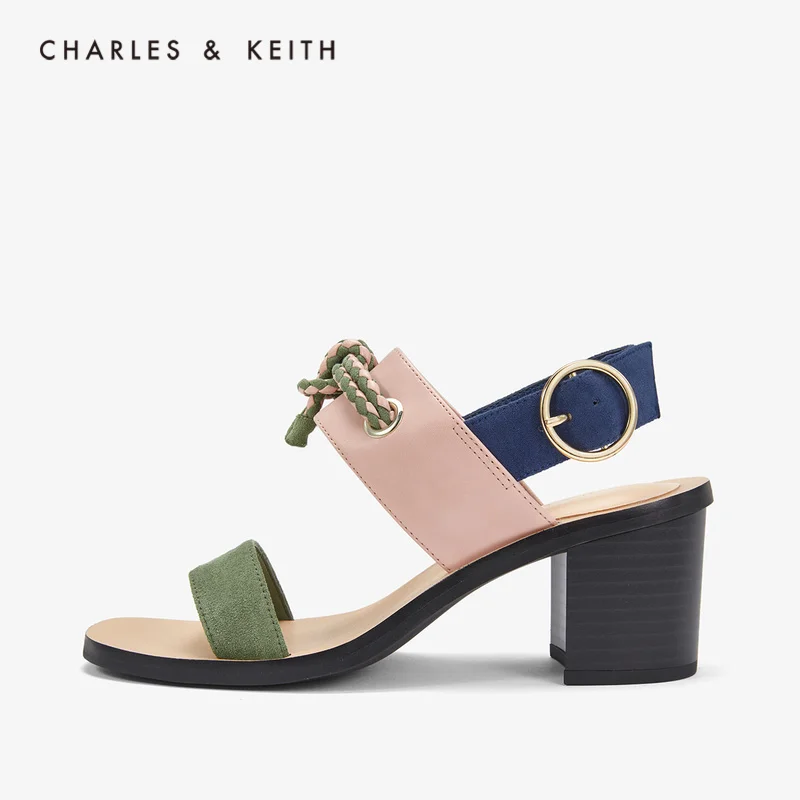 CHARLES＆KEITHНовинка на Лето 2020 CK1 60361197 Женские Босоножки Клип схождение Тонкий