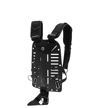

Scuba Diving Carbon Fiber Aluminum Stainless Steel SS316 Backplate with Adjustable Harness BCD Back Mount Sidemount