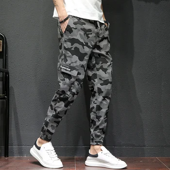 

Younger Men Hip Hop Sweat Pants Embroidery Japanese Style Trousers Sweatpants Streetwear Men Joggers Track Casual Cargo Pants