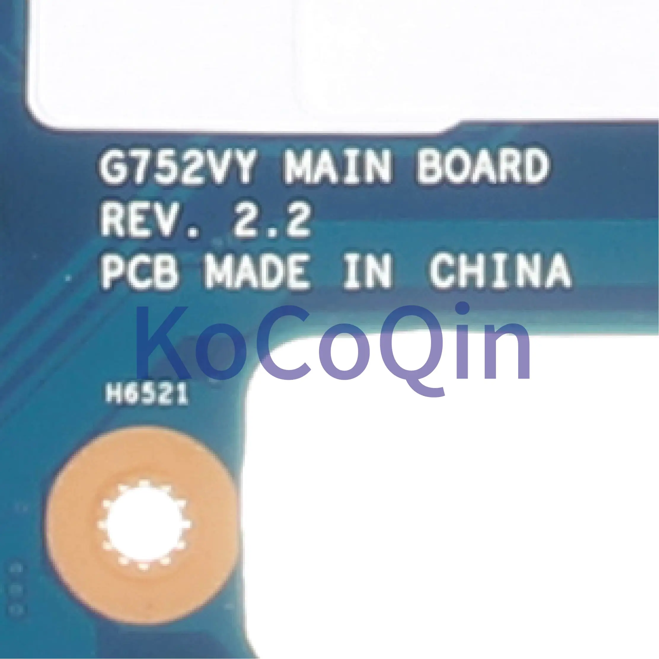 Greatest  KoCoQin Laptop motherboard For ASUS G752VY SR2FQ Mainboard REV:2.2 i7-6700HQ N16E-GX-A1 tested
