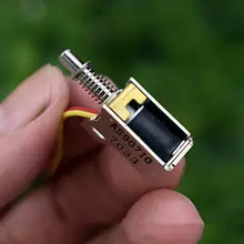 

DC5V 6V Suction Mini Solenoid Electric Magnet self-holding Plunger Electromagnet