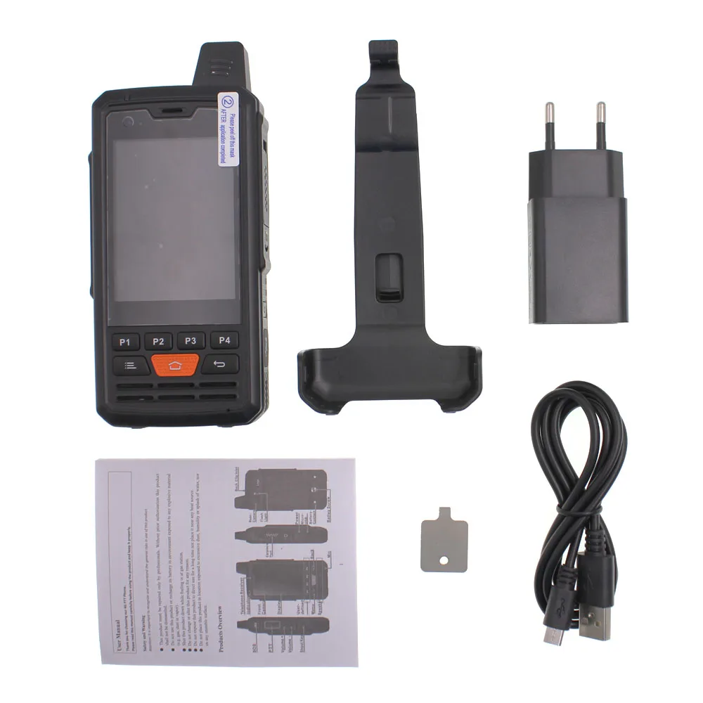 Anysecu 4G сеть радио P3 4000mAh Android 6,0 смартфон POC радио LTE/WCDMA/GSM рация работает с Real-PTT Zello