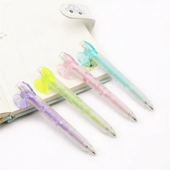 

Bowknot short mechanical pencil Girl student cute writing stationery 0.5mm/0.7mm automatic pencil with eraser