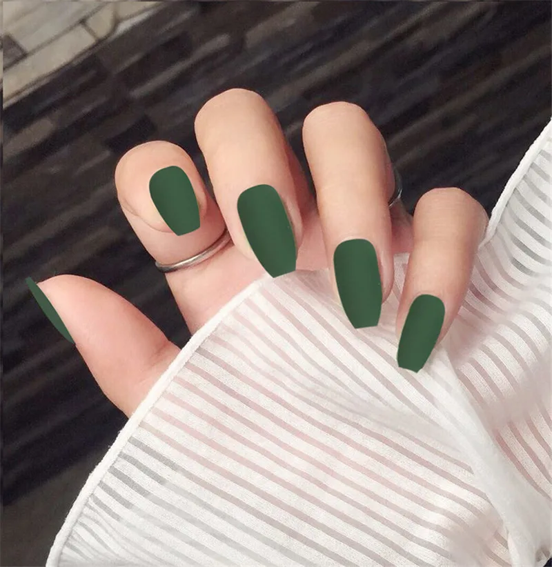 DIY Модные накладные ногти 24 шт/партия готовые предварительно дизайнерские полные акриловые накладные ногти 3D Советы Искусственные накладные ногти 28 цветов на выбор