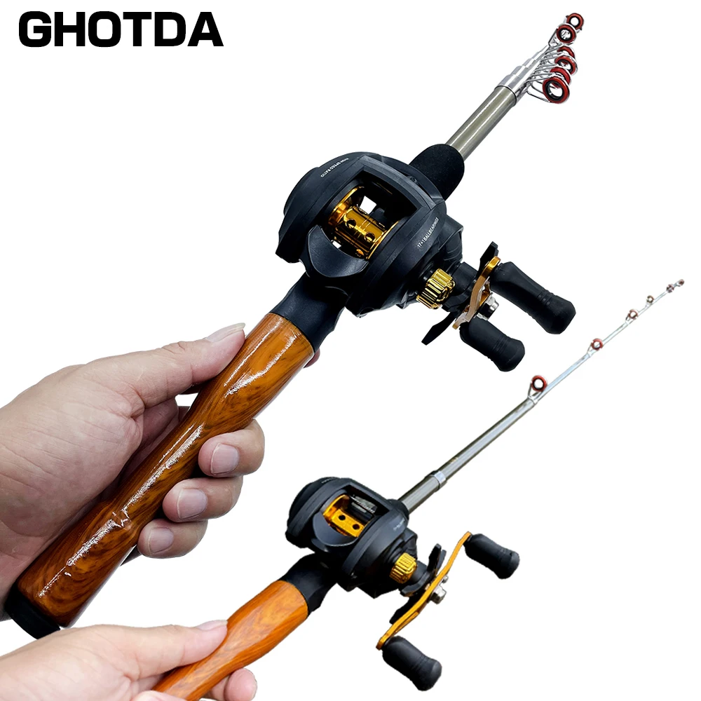 Fishing Rod Spinning Telescopic Ultralight  Telescopic Spinning Rod Carbon  Cork - Fishing Rods - Aliexpress