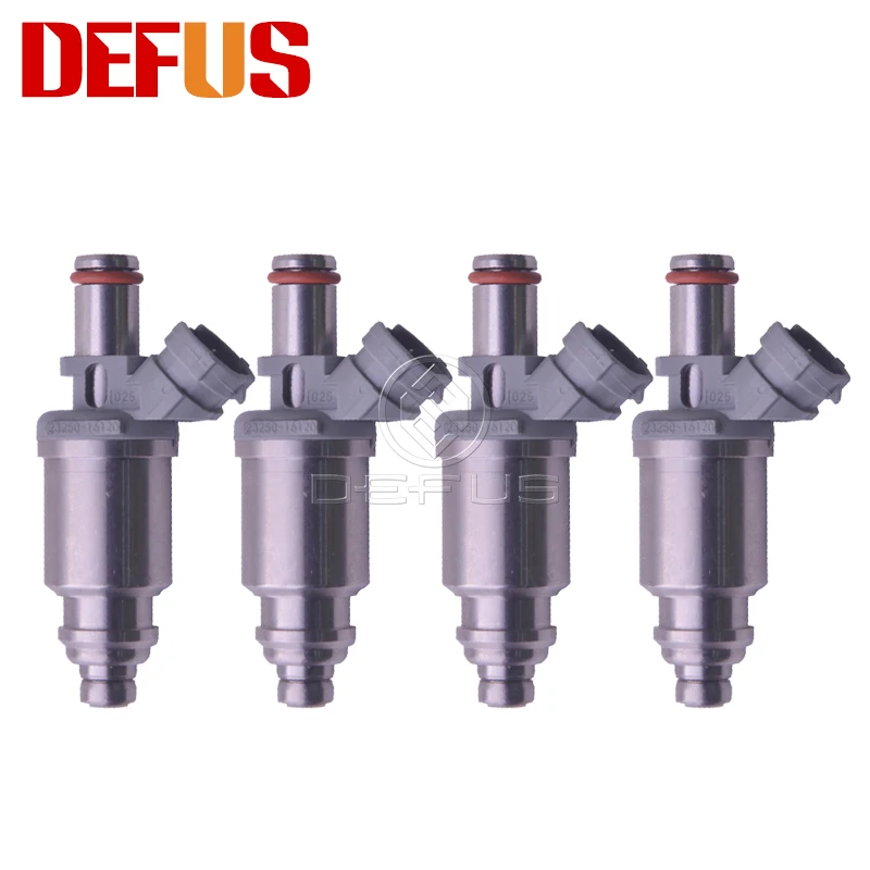 

DEFUS 4X Fuel Injector 23250-16120 23209-16120 For Toyota Celica Corolla 1.6L 2325016120 23250 16120 Bico Valve Nozzle NEW