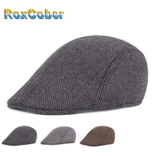 Простые Модные Винтажные осенне-зимние шапки для мужчин и женщин высокого качества повседневные береты Adjustion плоская шляпа кепка газетчика
