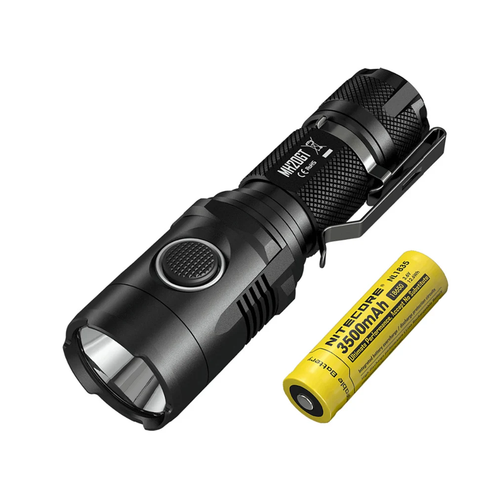 MH20GT NL1835 NITECORE MH20GT USB непосредственно заряжаемый фонарик CREE XP-L HI V3 max 1000 люмен луч бросок 362 м Открытый спортивный факел Ручной - Испускаемый цвет: MH20GT NL1835