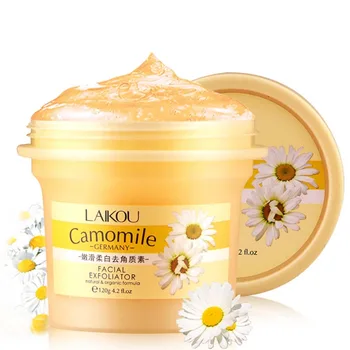 

Facial Cleansing Exfoliator Camomile Face Cream Face Scrub Deep Cleansing Whitening Peeling Cream Gel 120g Face Care Cream