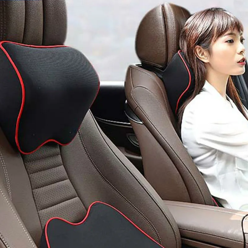 Car Seat Head Neck Rest Pillow Memory Headrest For Kia Rio K2 K3 5 Sportage Ceed Sorento Cerato Soul Buick Hyundai | Автомобили и