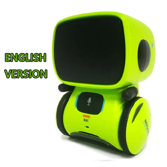 green Cute Dancing Smart Robot Programming Interactive Action Figure Intelligent Robotica Toy Robot Gesture For Kids Birthday Present - Color: green