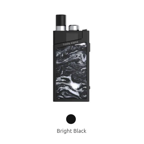 Bright Black Подлинный SMOK Trinity Alpha комплект 1000 мАч батарея 2,8 мл Pod Vape Nord Mesh MTL спиральная электронная сигарета испаритель VS Nord Kit - Цвет: Bright Black
