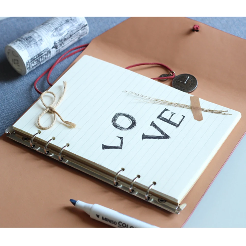 Notebook A6 Loose-leaf Retro Bandage Pocket Watch Creative Hand Account Book Students Diary Notebooks Notebook A6 Loose-leaf Retro Bandage Pocket Watch Creative Hand Account Book Students Diary Notebooks