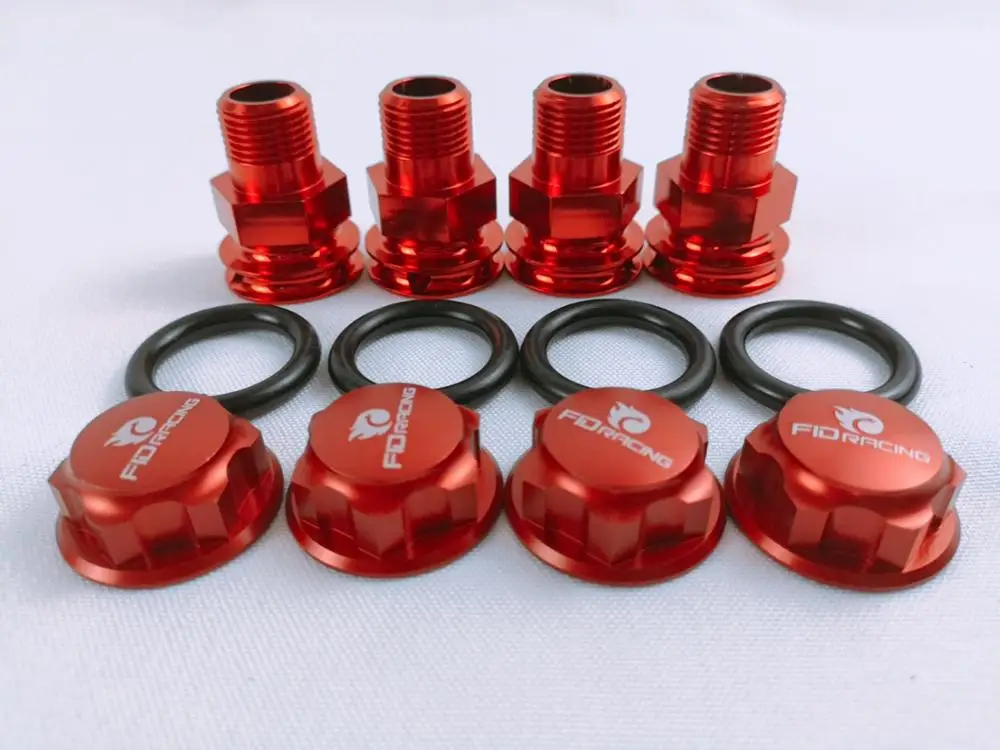 Алюминиевый колесный адаптер FID racing + колесная гайка для Losi 5ive T Rofun LT детали