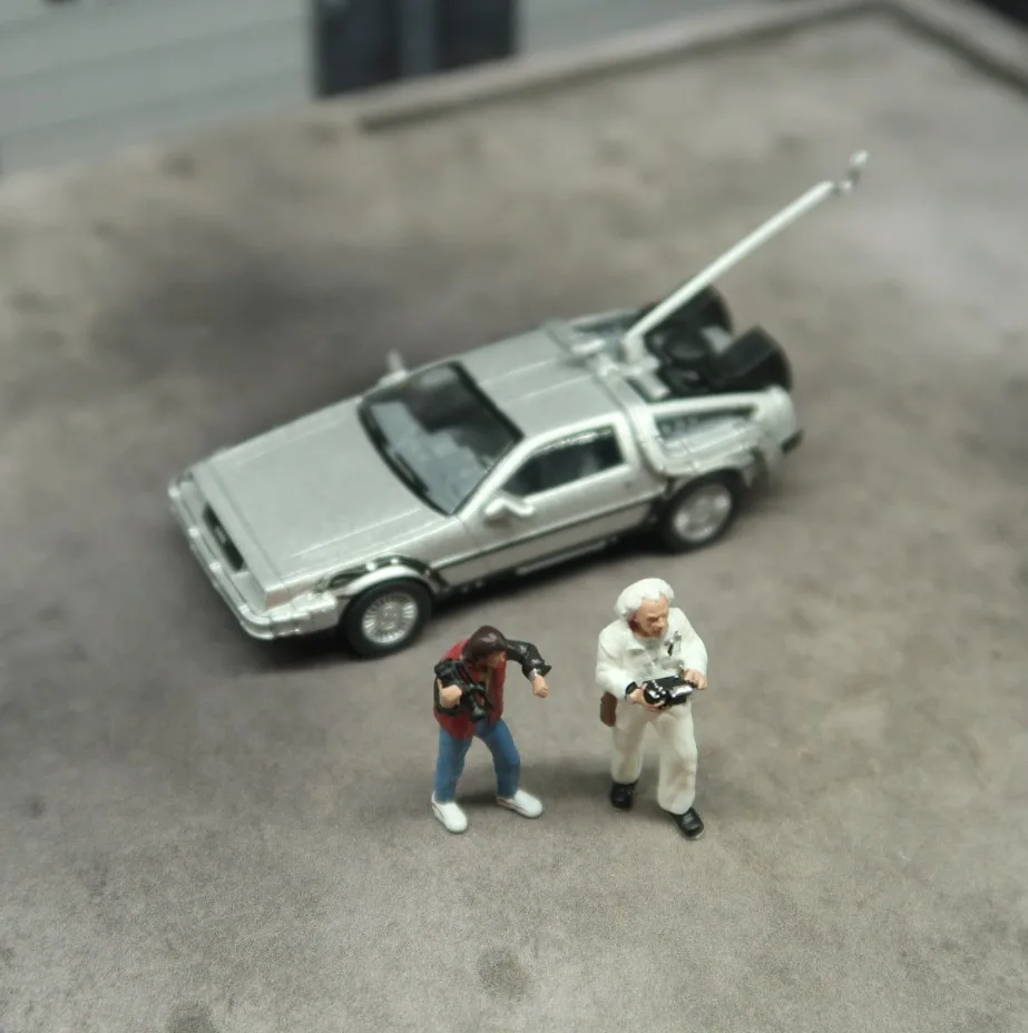 ■1/64【FUTURE　THEME　 SERIES　02】LED2COLOR Back to the Future 1:64 Scale Diecast Cars for sale | eBay