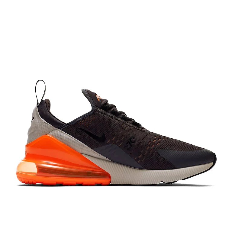 Оригинальные подлинные мужские кроссовки для бега от Nike Air Max 270, дышащие, противоударные, Нескользящие, AH8050