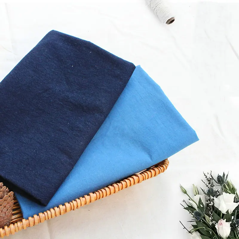 Хлопок темно-синий светло-синий Принт батик ткань китайский стиль Sashiko фабричное кружево ткань 100x115 см