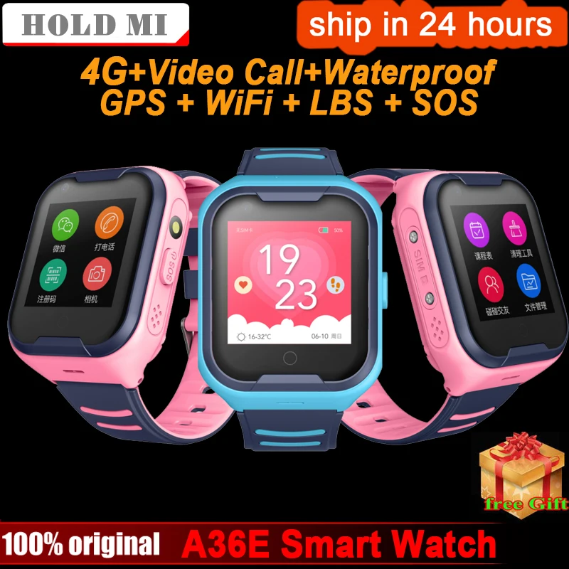 Новые Детские умные часы, 4G, gps, Wi-Fi, камера, для детей, положение телефона, детские часы с сенсорным экраном, SOS, умные детские часы, Android, IOS Телефон