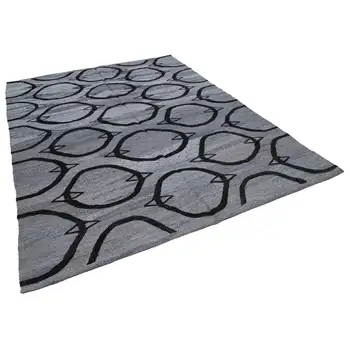 

250x315 Cm Grey Handmade Contemporary Area Rug-8x10 Ft