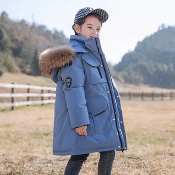 

2020 Girls Autumn Winter Durable, Windproof and Warm, Elegant Noble Down Padded Jacket Coat