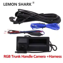 LEMON SHARK RGB Rear View Reversing Camera RVC Trunk Handle For VW Jetta MK5 5 MK6 VI Tiguan Passat B7 RNS510 RNS315 RCD510 LEMON SHARK RGB Rear View Reversing Camera RVC Trunk Handle For VW Jetta MK5 5 MK6 VI Tiguan Passat B7 RNS510 RNS315 RCD510