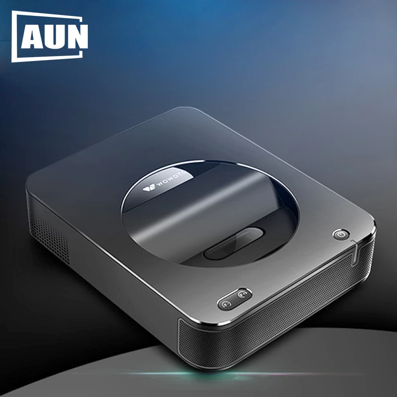 

AUN 2020 New Ultra Short Throw Projector|Smart TV Home Theater|Bright 3,600 lumens for Day and Night|Up to 4 Hours Battery|
