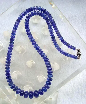 

Free Shipping Natural Tanzanite Rondelle Beads Necklace Women Jewelry Accessories Weddings Parties Birthday Gift