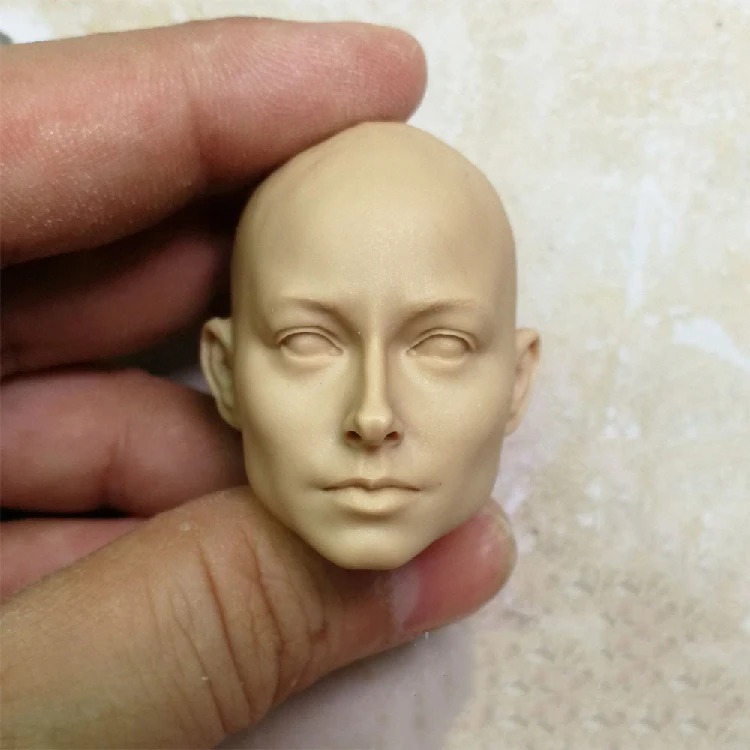 

1/6 Nude Female Makeup Unpaid White Model European Beauty Head Sculpt DIY for 12" Action Figure Body Doll