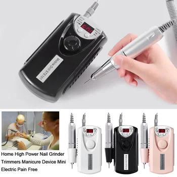 

Home Portable Trimmers Manicure Device Gentle Polishing Rechargeable Nail Grinder Mini Electric Pain Free Milling Cutter
