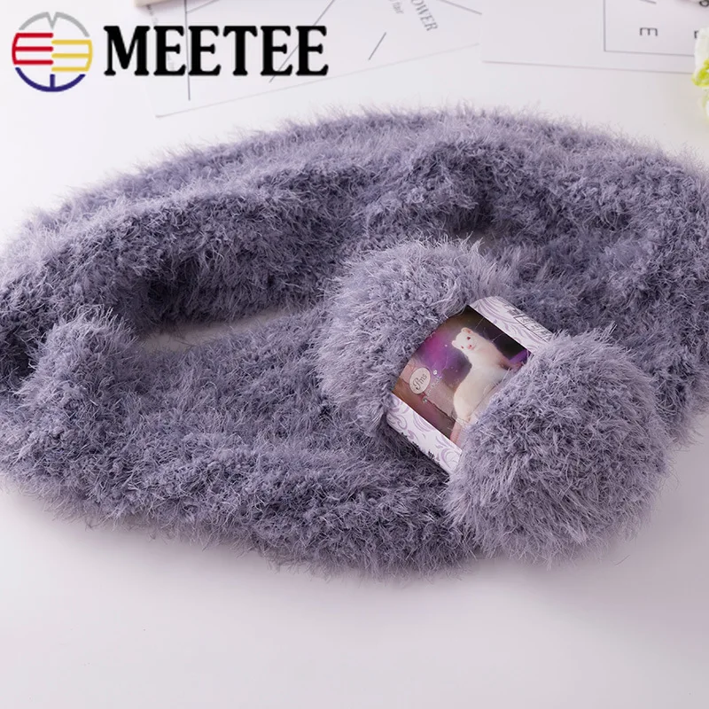 Meetee 4 шт. супер мягкий шар шерстяной толстый воды бархатная Пряжа Детские ручной вязки грубой шерсти плетеные шарики DIY ручной младенческой свитер