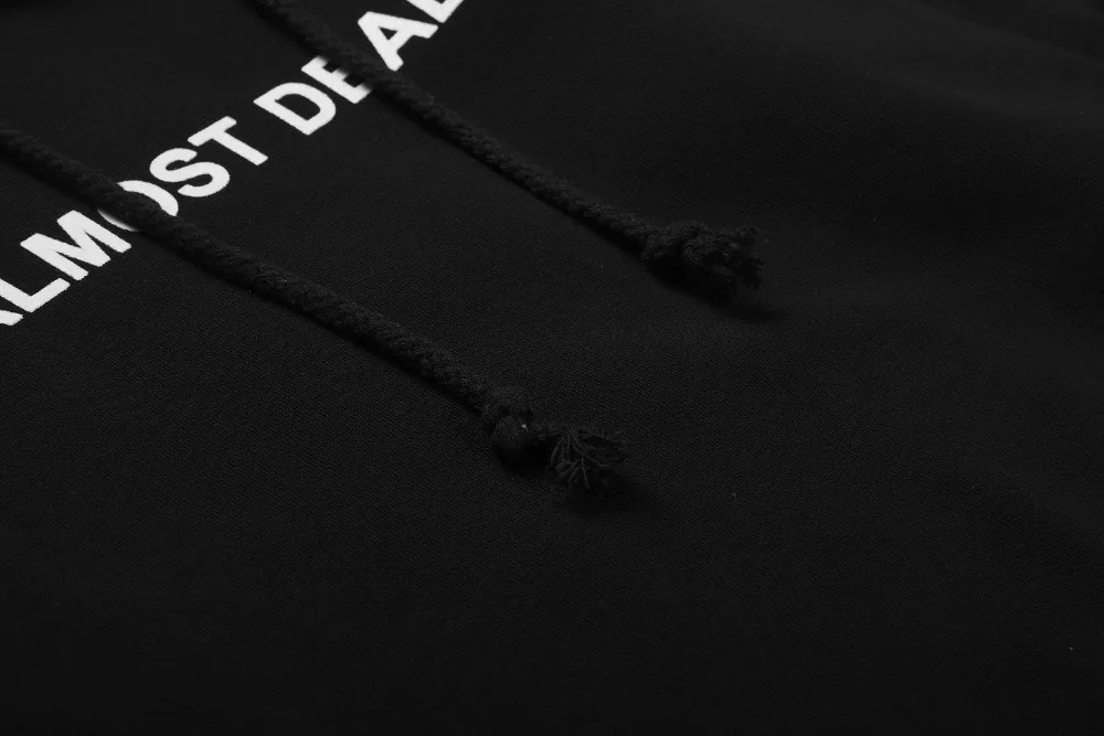 Готические толстовки с принтом почти мертвых роз, черный пуловер унисекс Tumblr Hispter, топы в стиле Харадзюку С Капюшоном, свободные