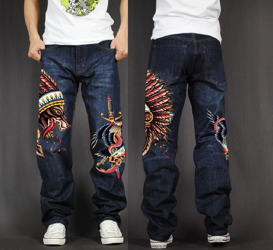 loose fit skate jeans