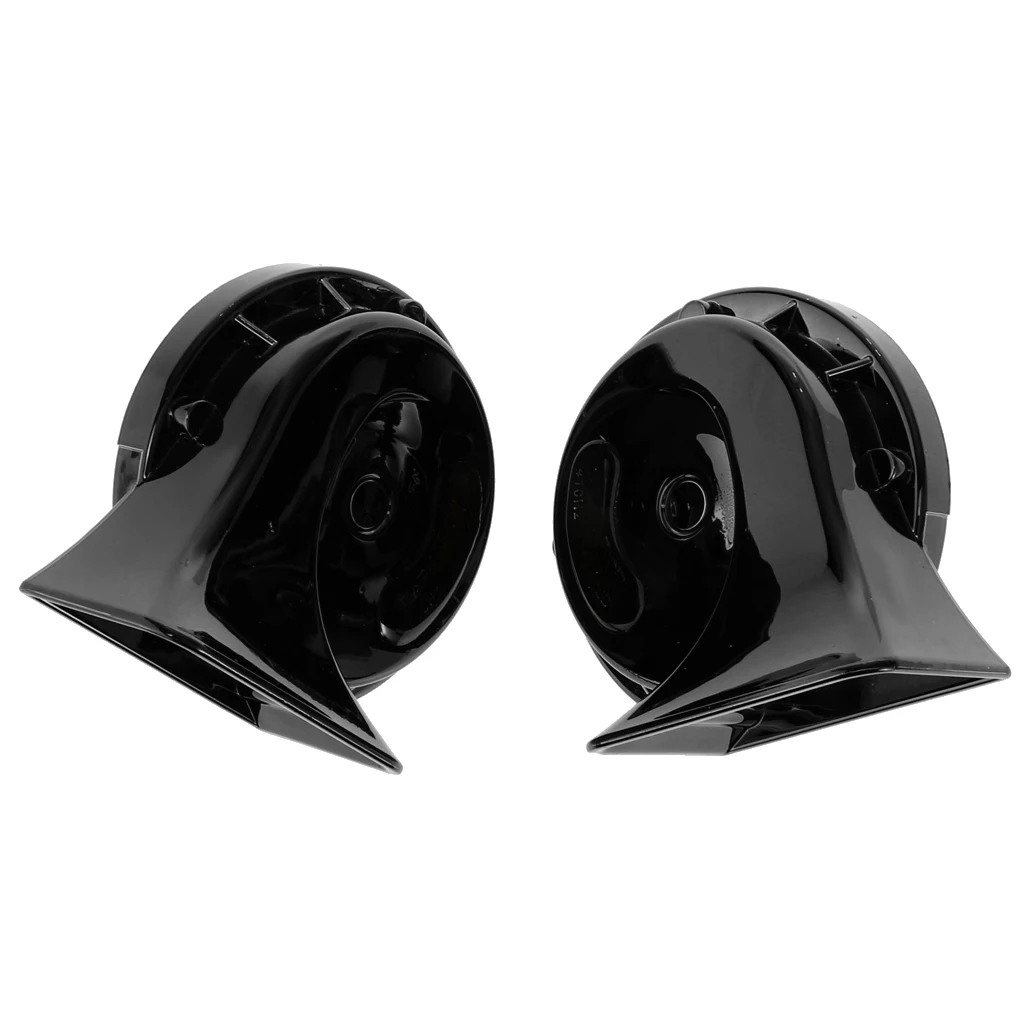 1 Pair 12V Car Truck Horns 110DB Loud Dual-tone Snail Electric Air Horns