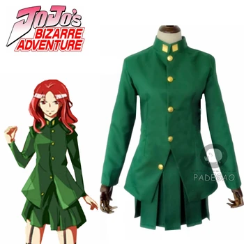 

JoJo's Bizarre Adventure Cosplay Costume Coat Kakyoin Noriaki Outfit Suit Coat Dress Cosplay Costume Custom Made Any Size