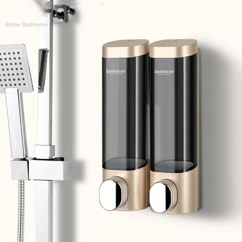 

Soap Dispenser Accessorie Wall Mounted Shampoo Bottles Triple Detergent Shower Gel Dispensers 300ml Soap Dispenser