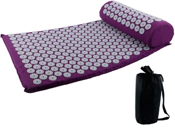 

Acupressure Mat/Pillow Massage Mat Rose Spike Massage and Relaxation Massager Cushion Acupuncture Sets Relieve Stress Back Pain