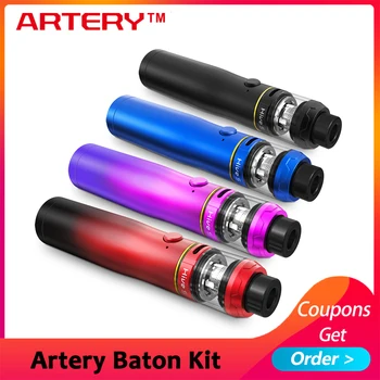 

Clearace!! Artery Baton Kit With 2/3ml Hive S Tank Power By Single 21700/20700/18650 Battery Top Filling Vape Kit Vs PAL 2