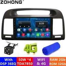 4G DSP 2.5D Android9.0 Автомобильный мультимедийный DVD плеер для Toyota Camry V30 2002 2003 2004 2005 2006 Автомобильный gps навигатор Авто радио карта(China)