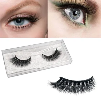 

1Pairs Luxury False Lashes Fluffy Eyelashes Natural 3D Natural Thick False Fake Eyelashes Eye Lashes Makeup Y809