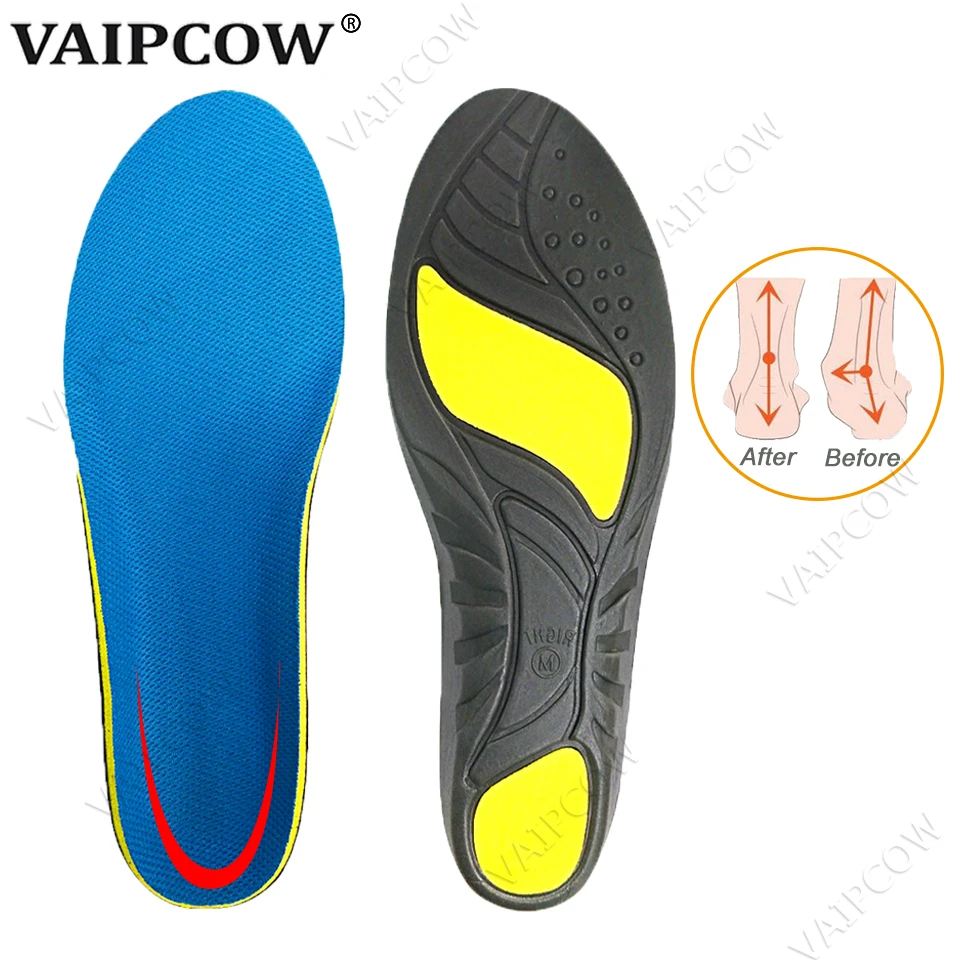 

EVA Orthopedic Insoles Orthotics Severe Flat feet Health Sole Pad for Shoes insert high Arch Support pad for plantar fasciitis