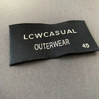 

Custom -Made High Density 50D Damask Woven Labels