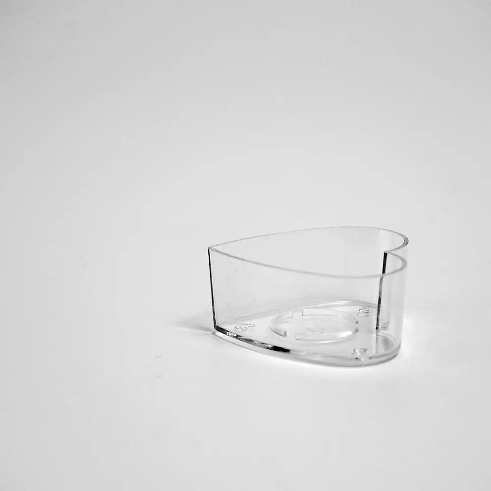 Clear Plastic Tealight Candle Cups/ Love Heart Candle  Containers for wedding With wicks 40pcs
