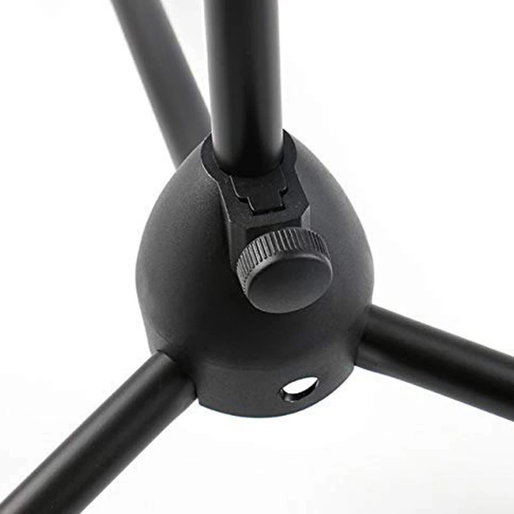 Floor Microphone Tripod Swing Arm Retractable Metal Microphone Stand Stage Performance Live Bracket Desktop Mic Tripo