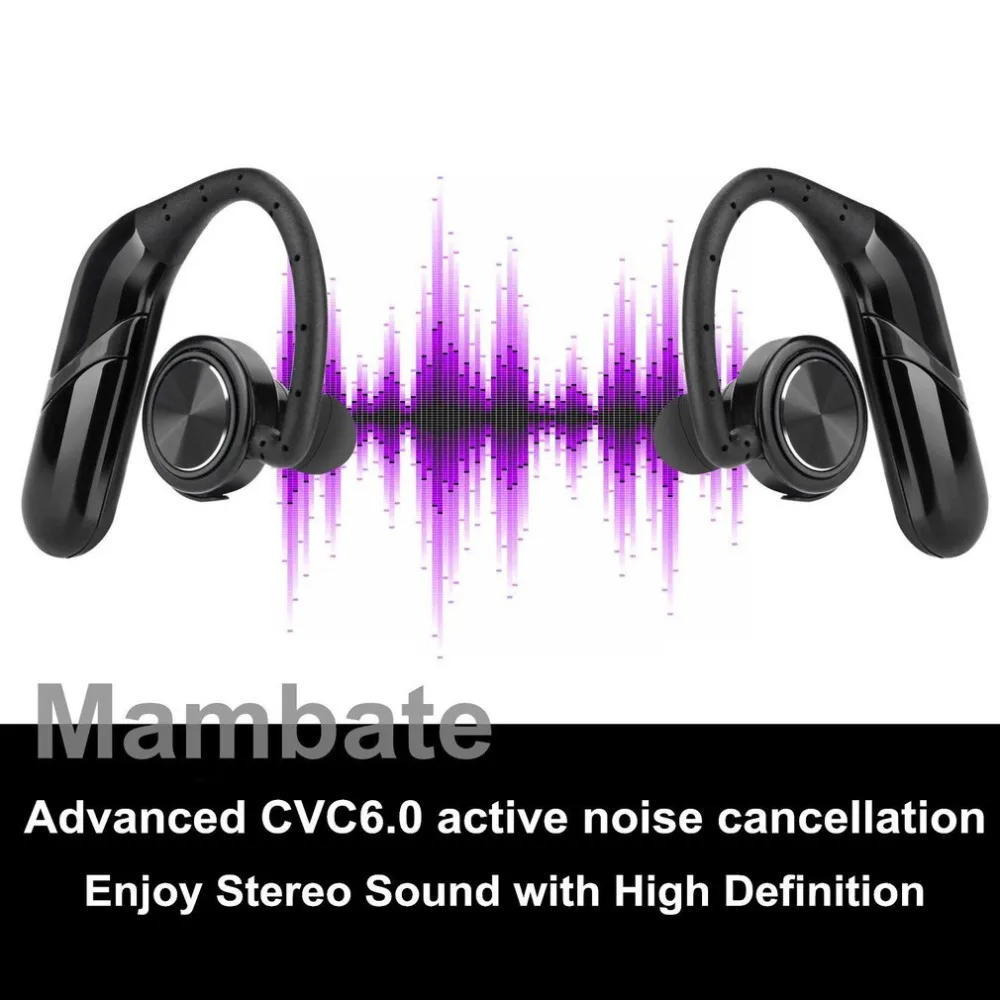S800 стерео Удобная одежда Спорт Бег Беспроводной Bluetooth наушники HiFi стерео Bass крючком наушники для смартфонов